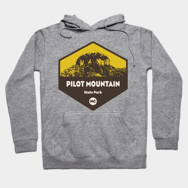 Pilot Mountain State Park North Carolina Hoodie by jennlie